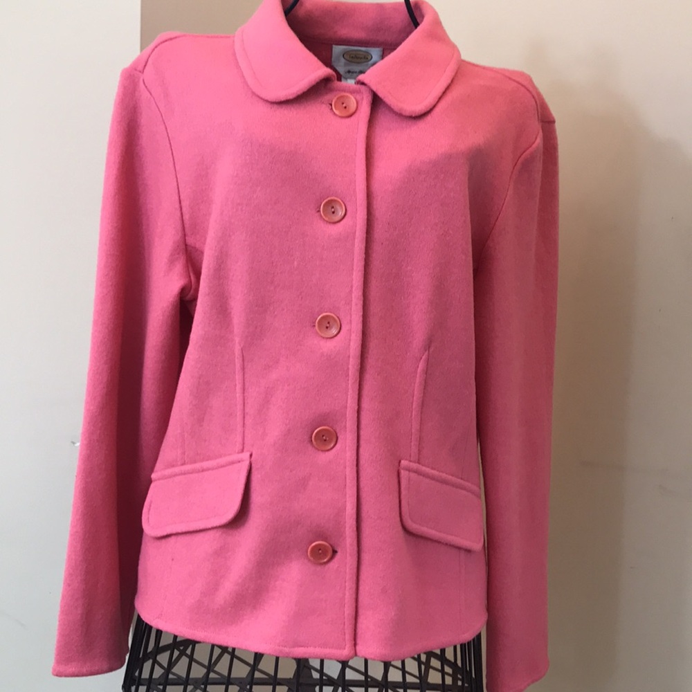 Talbots Peach 5-Button Jacket - image 5